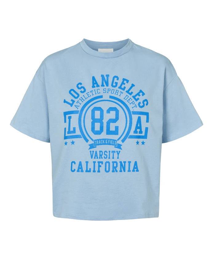 

Хлопковая футболка Vintage La California American Dreams, синий