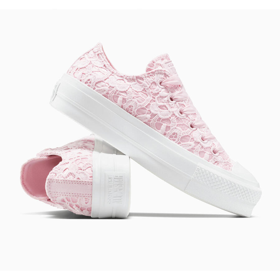 Кеды Converse Chuck Taylor All Star Lift, розовые, унисекс — фото 3