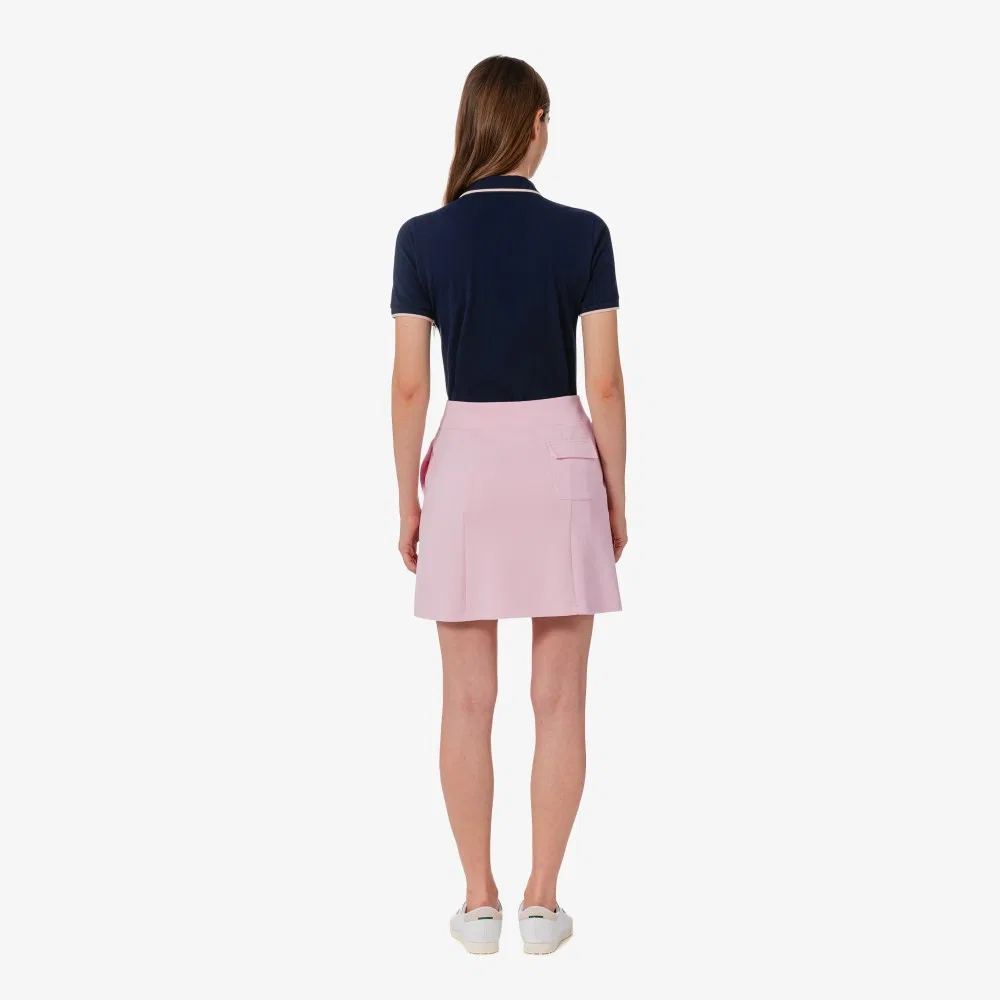 Юбка Lacoste из джерси, розовая — фото 3