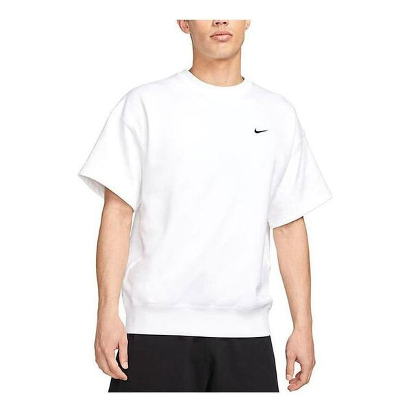 

Футболка Nike Solo Swoosh Men's Short Sleeve French Terry Top 'White', белый