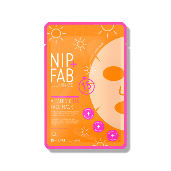 

Тканевая маска для лица с витамином С, 25 мл Nip+Fab