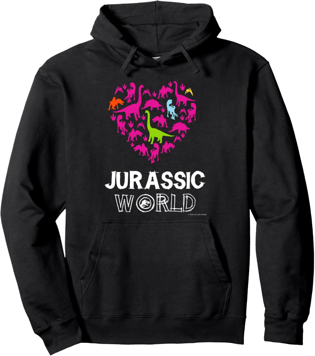

Худи Jurassic World HEART, черное