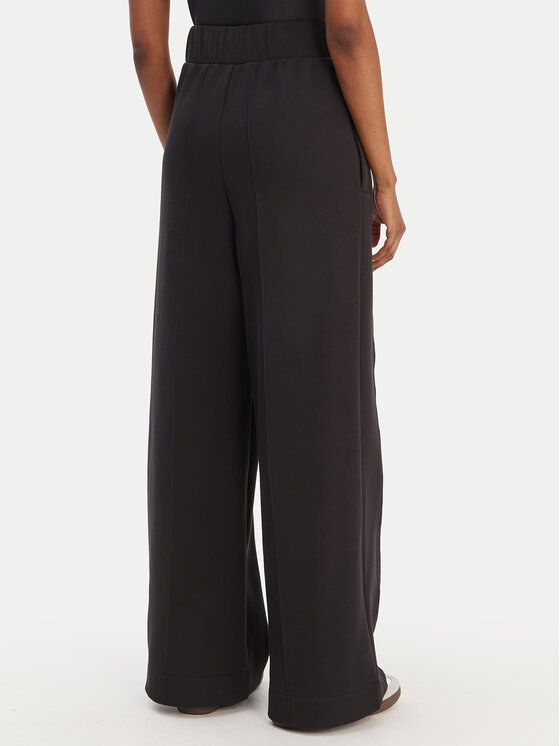 Спортивные брюки wide leg Off Placed 3-Stripes JX2733 Adidas, черный — фото 3