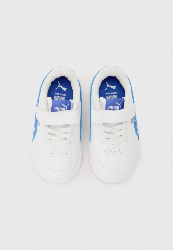 Классические кроссовки court унисекс Puma, White/Royal Sapphire/Green Fruit — фото 4