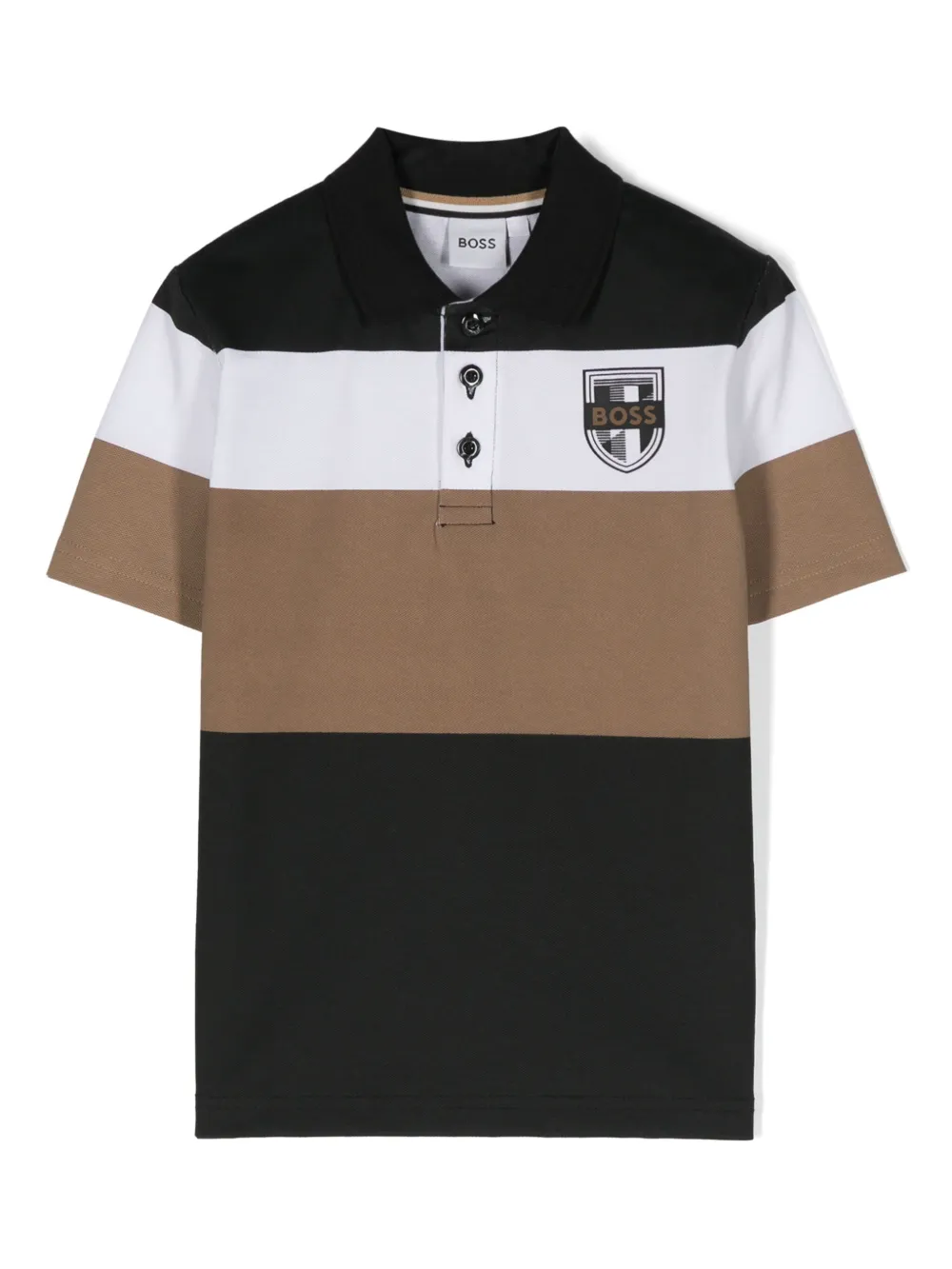 

Рубашка поло из ткани пике BOSS Kidswear, зеленый
