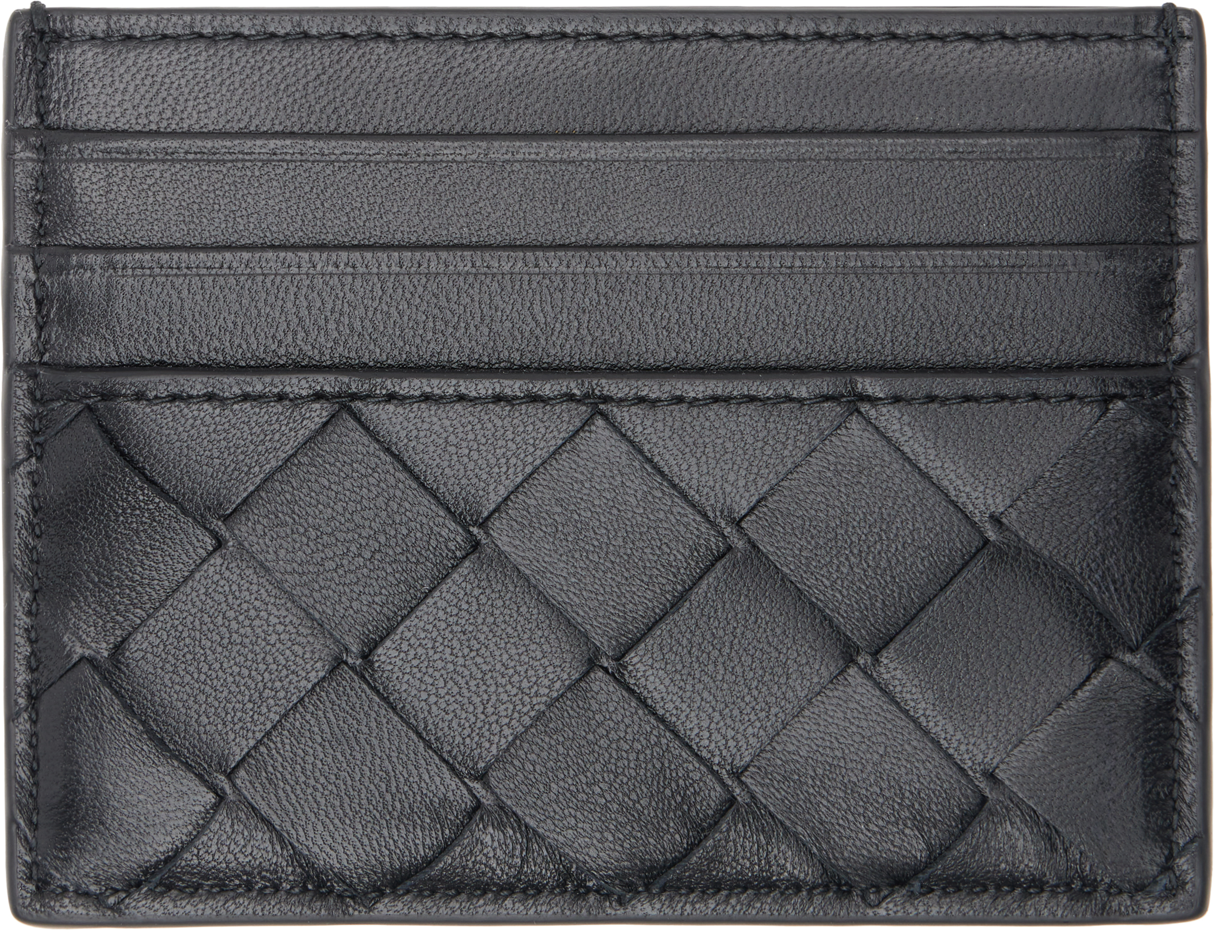 

Держатель кредитной карты Intrecciato Bottega Veneta, черный