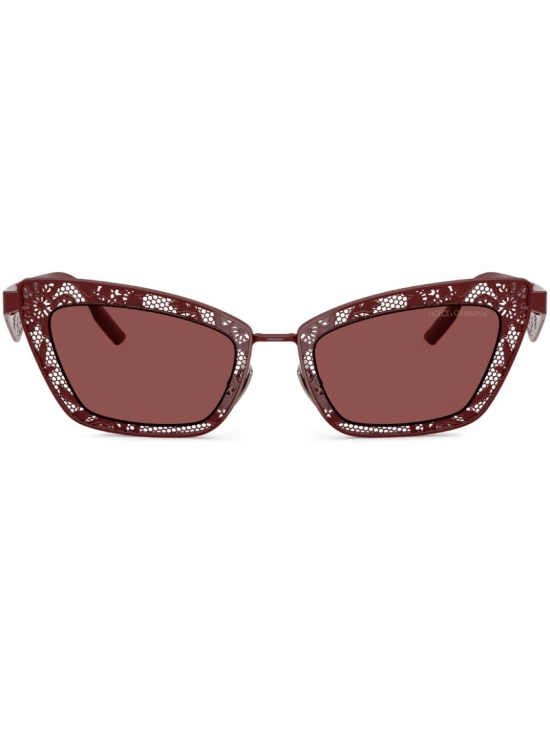 

Солнцезащитные очки в оправе 'кошачий глаз' Dolce & Gabbana Eyewear, красный