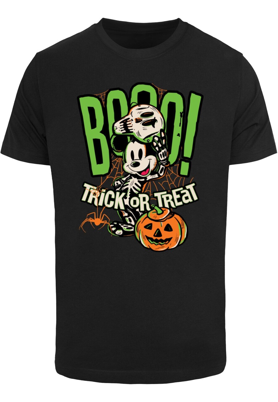 

Классическая футболка ABSOLUTE CULT Shirt Mickey Mouse - Halloween Booo Trick Or Treat, черный