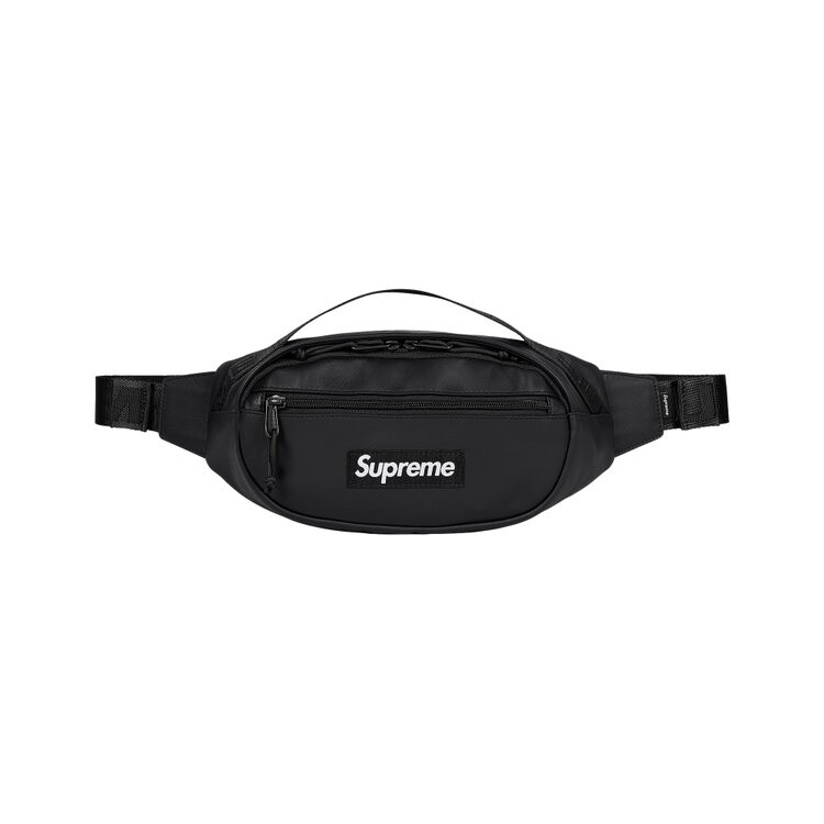 

Рюкзак Supreme Leather Waist Bag, черный