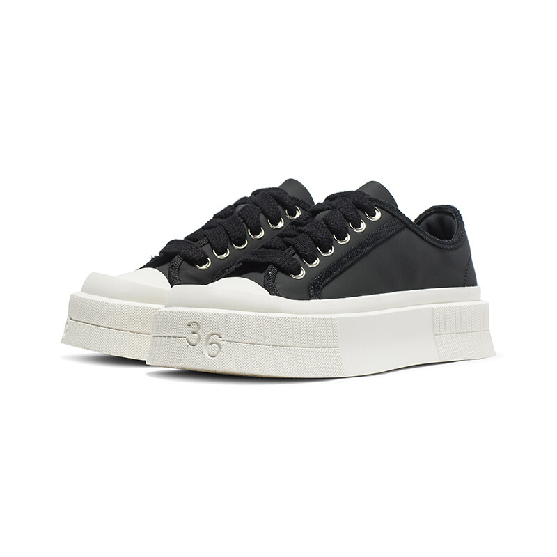 Кеды Coup De Foudre Skateboard Shoes Women's Low-Top, черный — фото 2