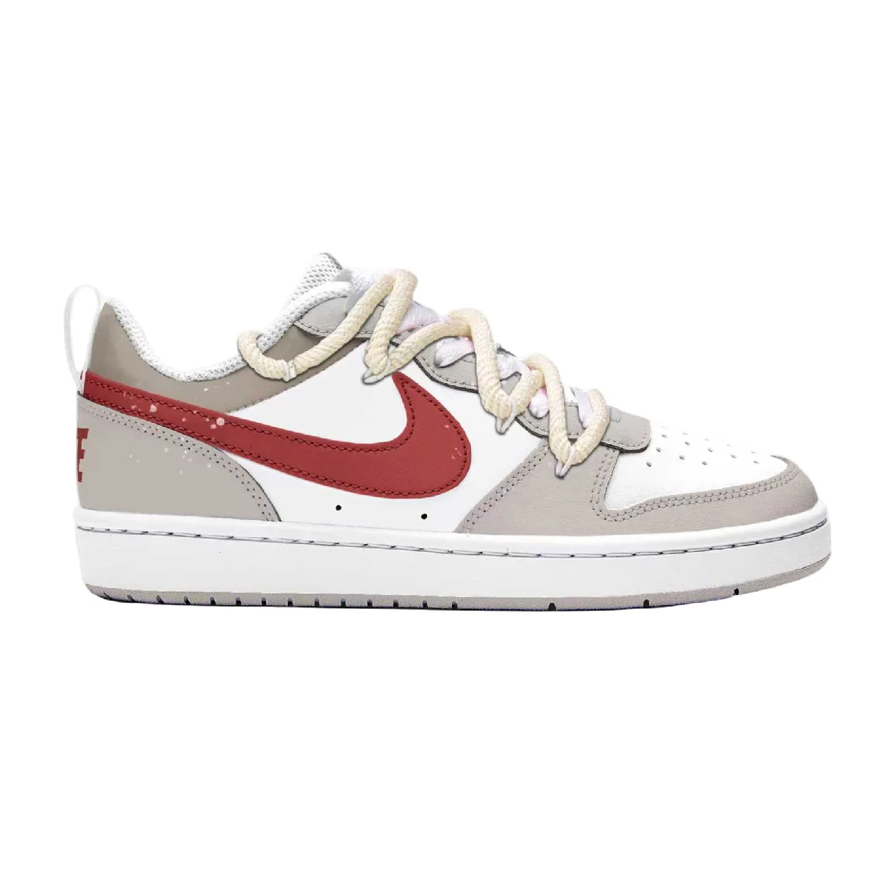 Кроссовки для скейтбординга Court Borough Kids Unisex Nike, красный — фото 4