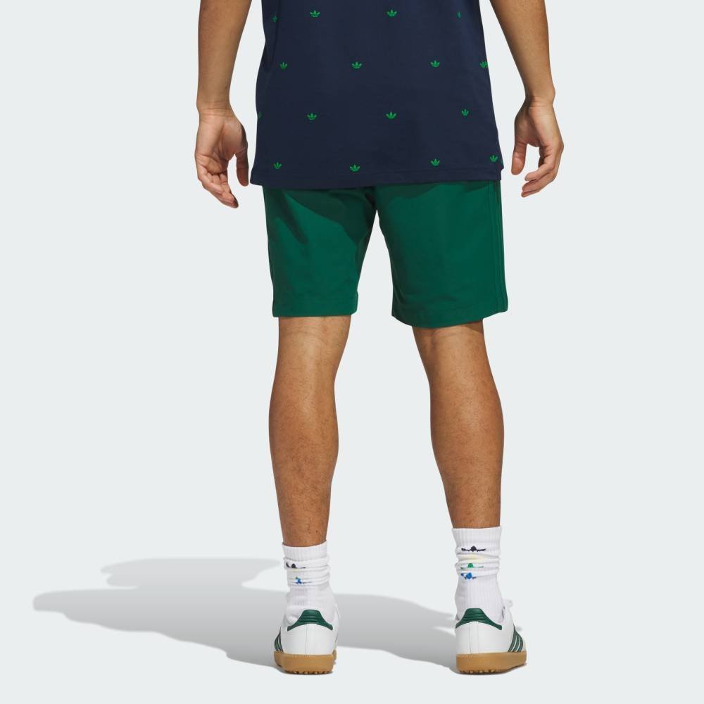 Шорты Twist Weave с водоотталкивающими тремя полосками Adidas, green — фото 2