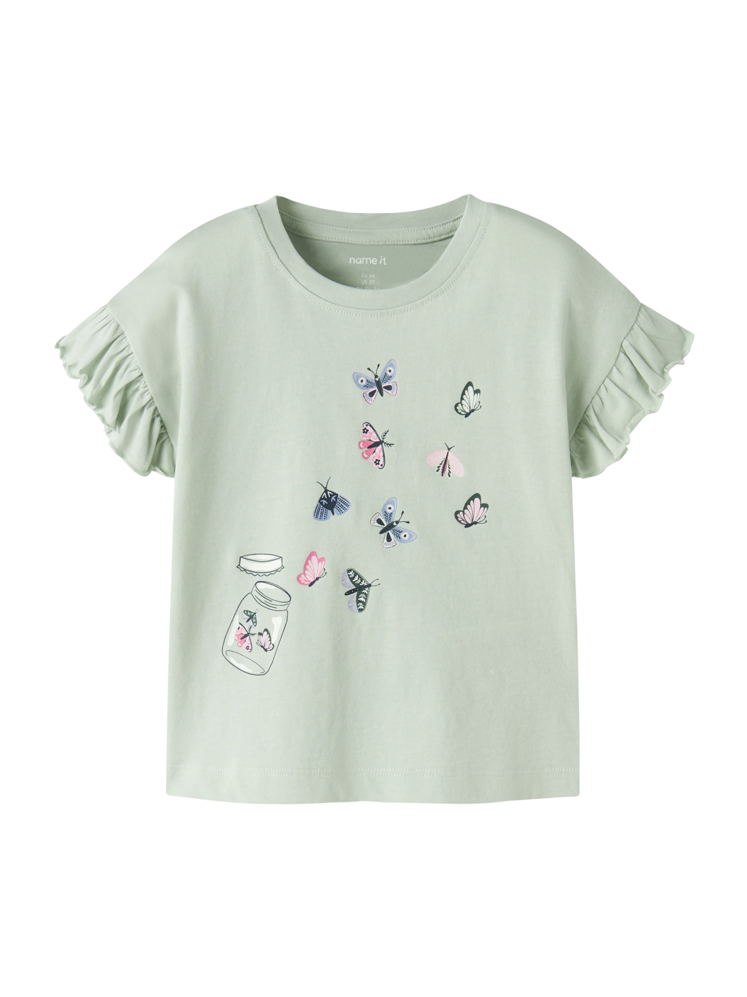 

NAME IT Футболка 'NMFVILENA' в пастельно-зеленом цвете