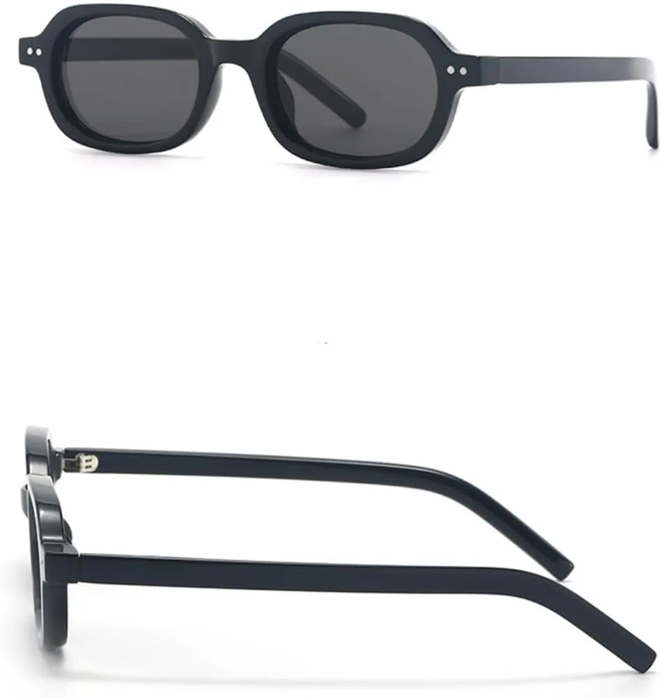 

Модные квадратные солнцезащитные очки для женщин, популярные ретро-очки с заклепками, солнцезащитные очки UV400 для мужчин в стиле панк TVTBBVV, Green-pink