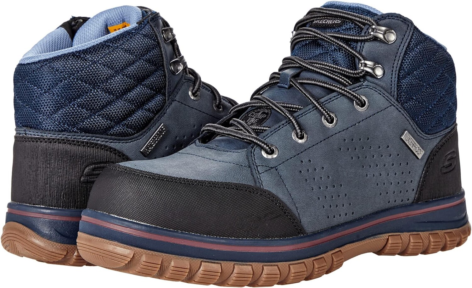 

Рабочая обувь с композитным носком Mccoll Comp Toe SKECHERS Work, цвет Navy/Black