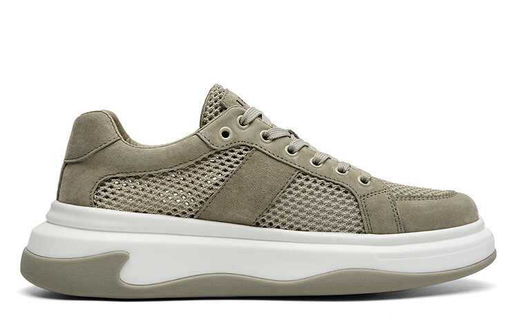Кроссовки JEEP SPIRIT Skateboarding Shoes Men Low-top, цвет Natural Deer — фото 2