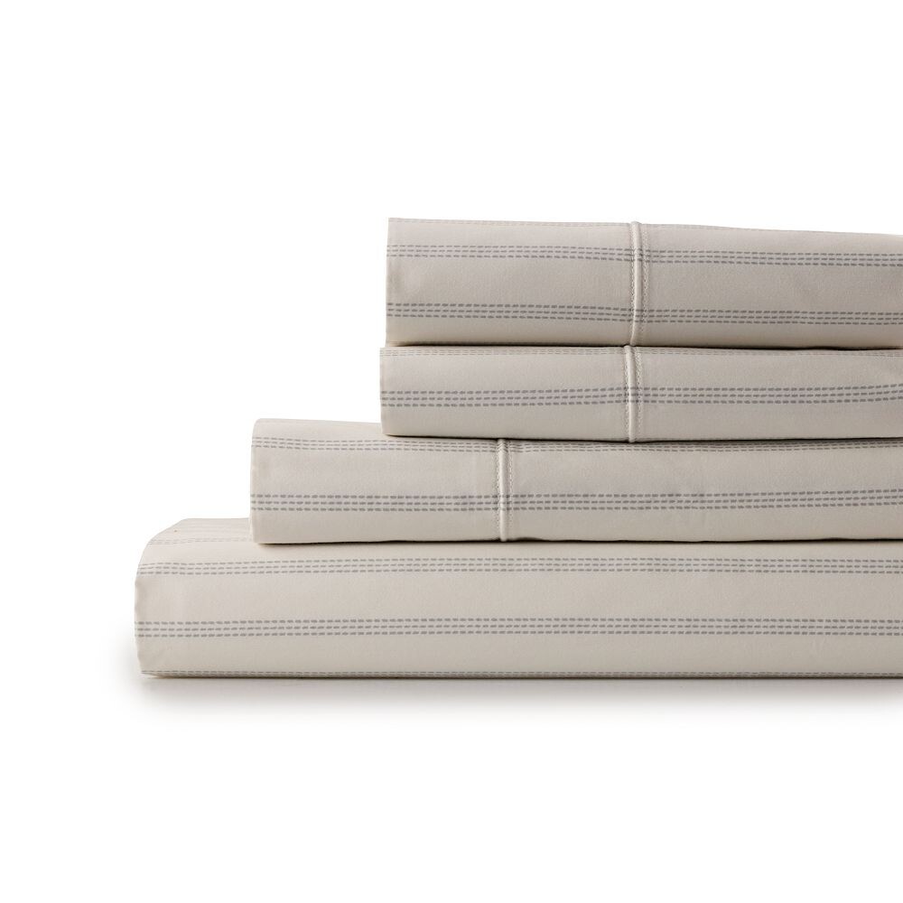 

Sonoma Goods For Life Ultimate HygroКомплект простыней или наволочек из хлопка, цвет Gray Stripe