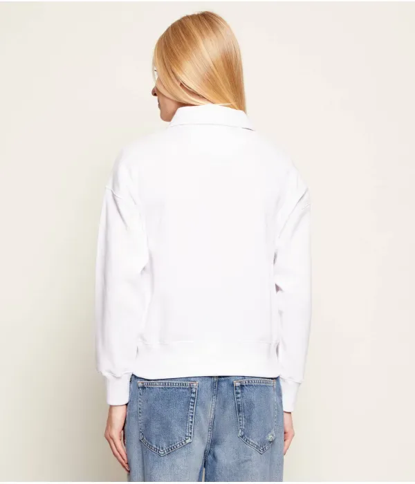 Толстовка loose fit Polo Ralph Lauren, белый — фото 3