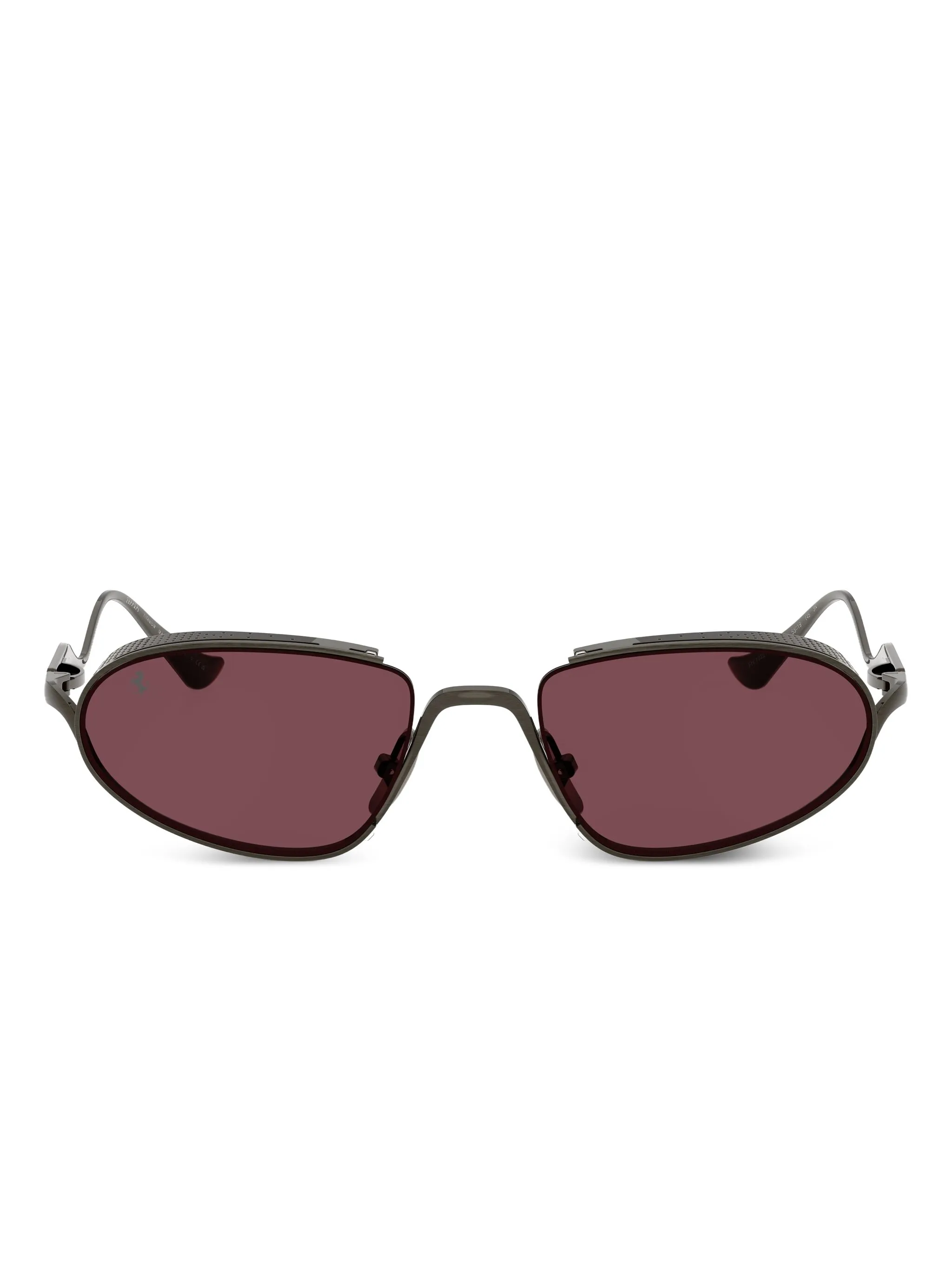 

Солнцезащитные очки в овальной оправе Ferrari, серый