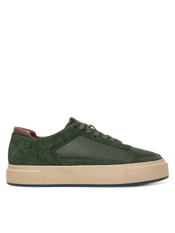 

Кроссовки Basket Cupsole Laceup Lth-Nu YM0YM01354 Calvin Klein, зеленый