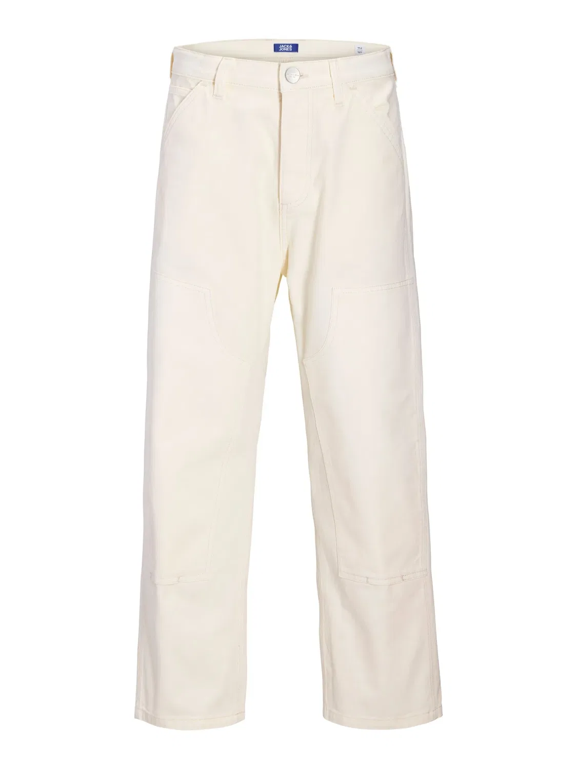 Штаны baggy fit из органического хлопка JACK & JONES Junior, antique white
