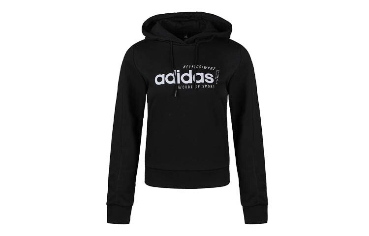 

Толстовка женская черная Adidas, черный