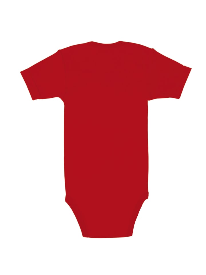 Logoshirt Детский боди с принтом "Маленький крот" красного цвета — фото 2