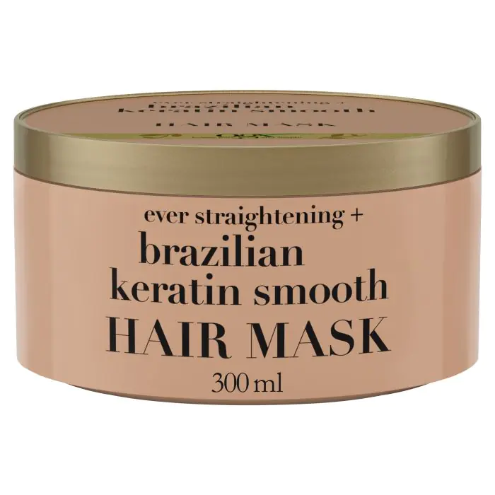 

Маска для волос brazilian keratin smooth mascarilla capilar Ogx, объем 300 мл