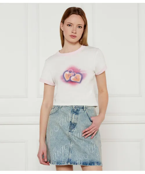 

Футболка dalia_b_1 Cropped fit Hugo Blue, белый