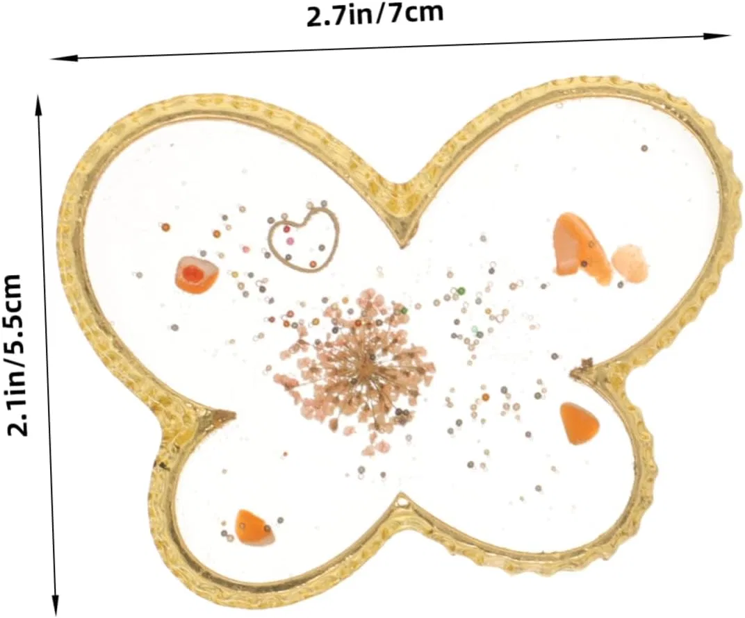 Палитра для ногтей SOESFOUFU Butterfly 1 шт 7x5.5x0.4 см — фото 2