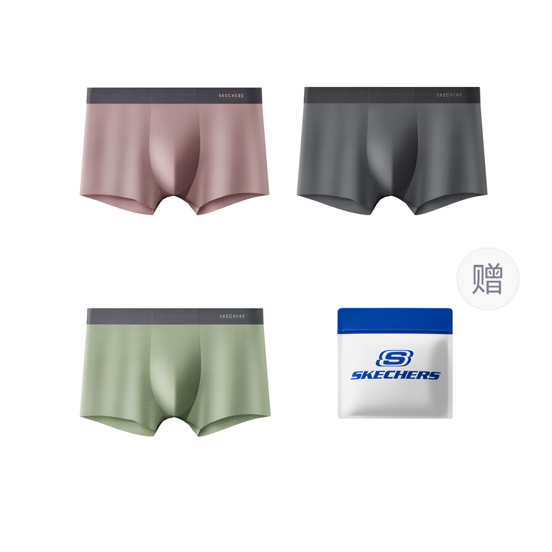 

Мужские трусы 3 штуки Skechers, зеленый