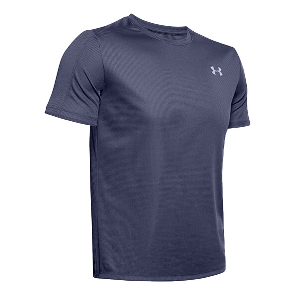 

Футболка men's speed stride running sports short sleeve blue Under Armour, синий