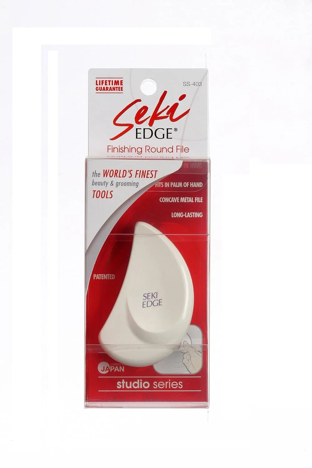 Безопасная закругленная пилка для ногтей Seki Edge Seki Edge