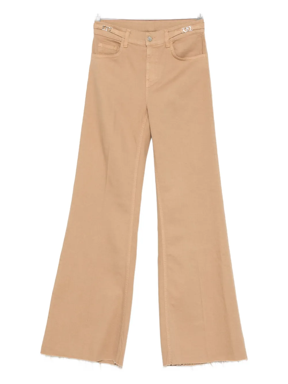 

Расклешенные джинсы с логотипом Liu Jo, нейтральный