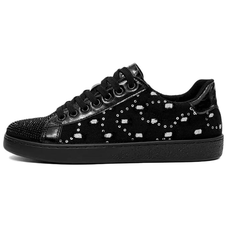 

Seasonal products Дышащие мужские скейтерские кеды лоу-топ черные, цвет Black