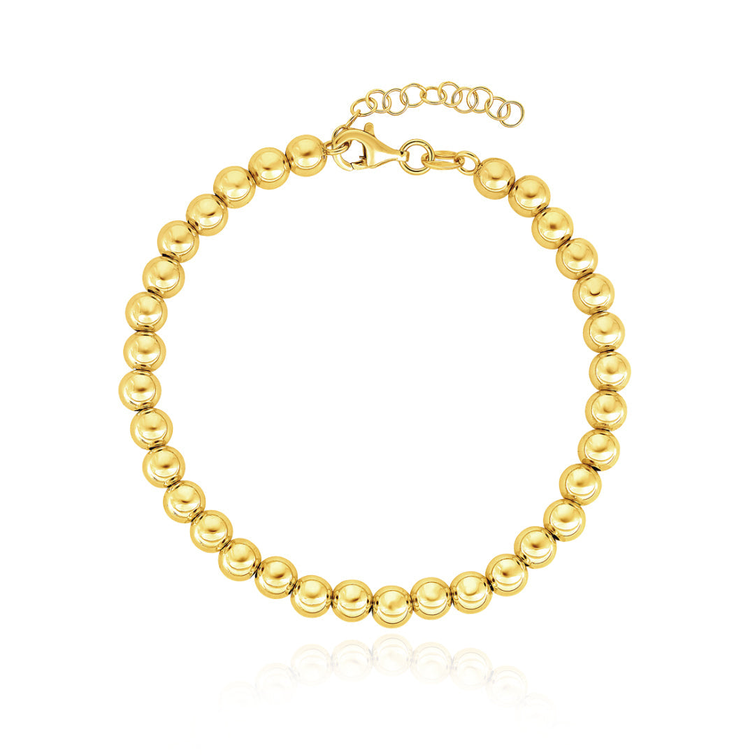 

Браслет из крупных золотых бусин The Lovery, 14K Yellow Gold