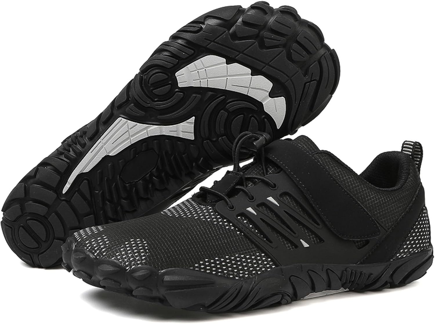 

Женские и мужские ботинки SECHRITE для хождения, минималистичные кроссовки для трейлраннинга с нулевым перепадом подошвы, широкой носочной частью, для паркура, треккинга и тренировок, черный