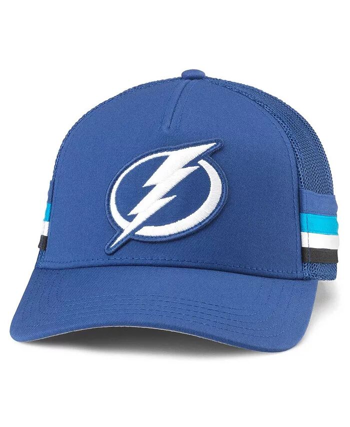 

Мужская синяя кепка Trucker Adjustable Tampa Bay Lightning HotFoot Stripes American Needle