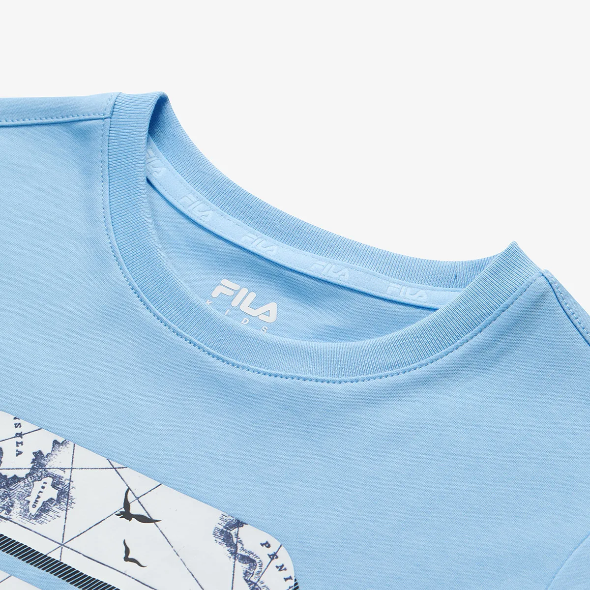 FILA KIDS Футболка Ice Release Blue для подростков — фото 4