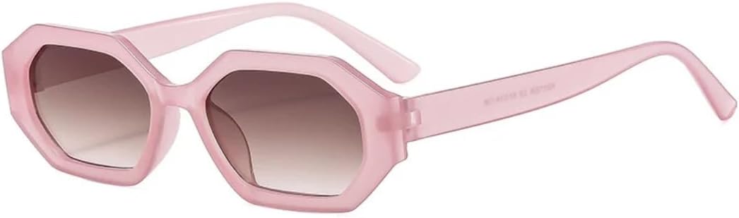 

Солнцезащитные очки с защитой от УФ-излучения UV400 | Маленькая оправа, цветные линзы | Для женщин и мужчин, для занятий спортом на открытом воздухе и вождения DSVIGF, Pink-brown