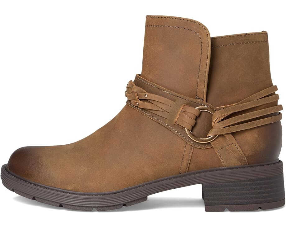 Женские ботинки Clarks Hearth Kaylie с ремешком на щиколотке, коричневый — фото 4