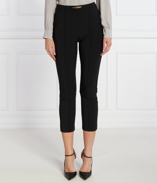 

Брюки Slim fit Elisabetta Franchi, черный