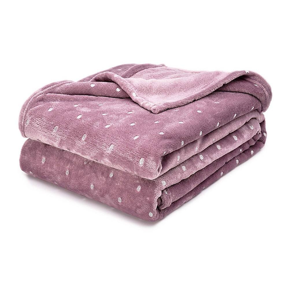 

Флисовое плюшевое одеяло SUPERIOR средней плотности, цвет Mauve