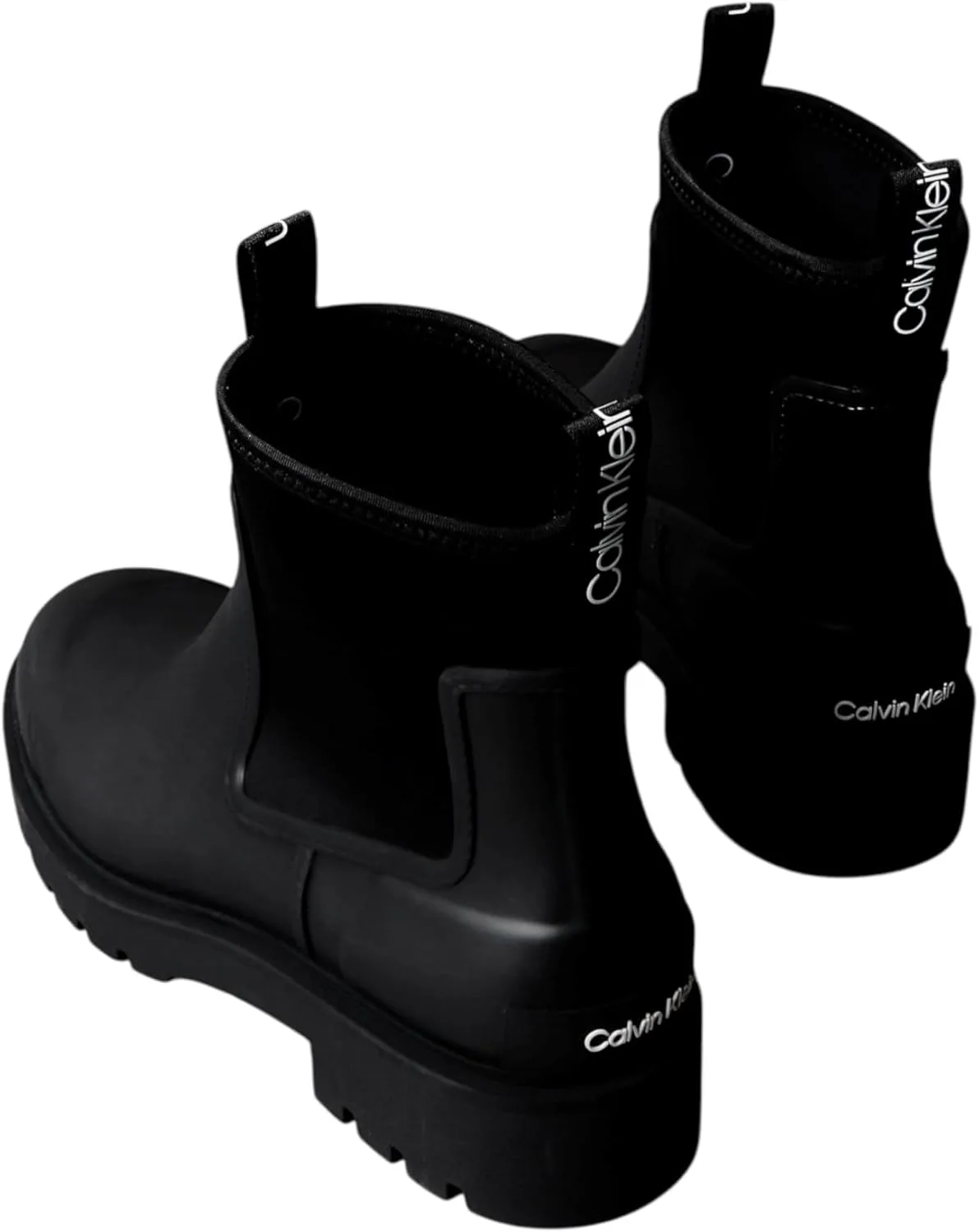 Мужские армейские резиновые сапоги Calvin Klein YM0YM01376, черный — фото 4