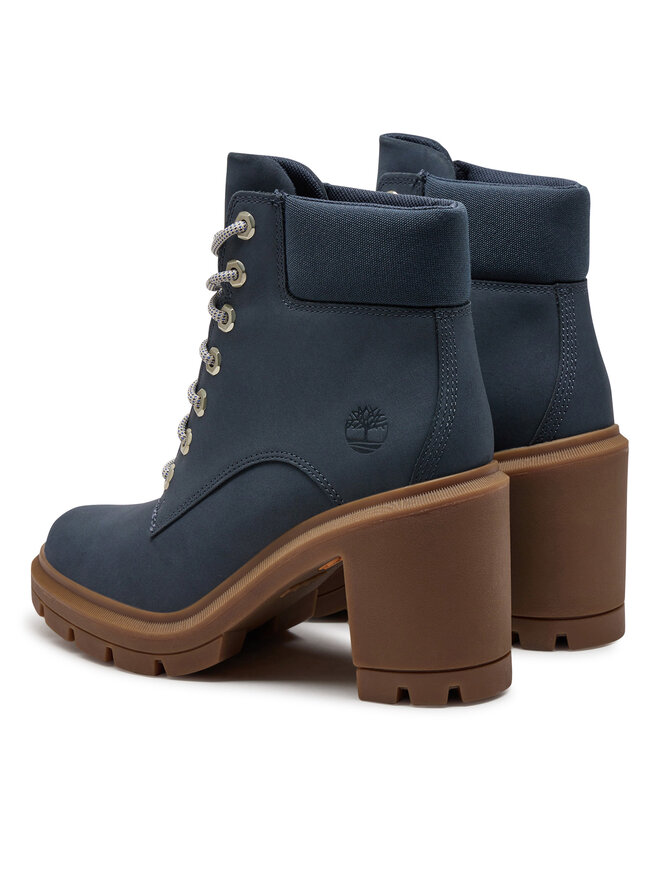 Ботильоны на блочном каблуке Timberland, темно-синий — фото 3