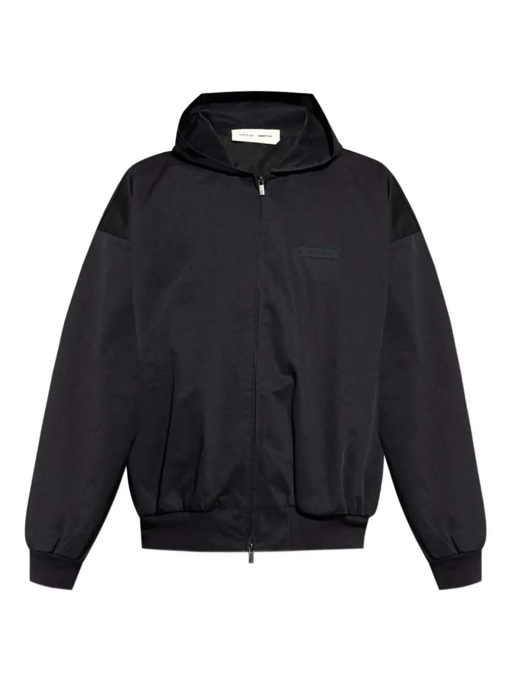 

Куртка с капюшоном и нашивкой-логотипом FEAR OF GOD ESSENTIALS, черный