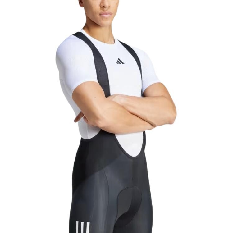 Велоспорт SS24 品牌logo骑行运动短袖T恤 男款 白色 Adidas, белый — фото 4