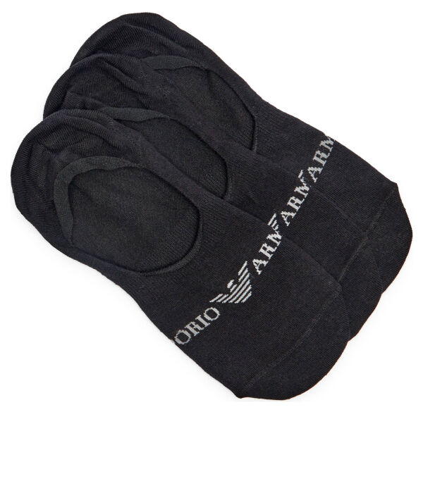 

Носки мужские Emporio Armani короткие 3 пары, черный
