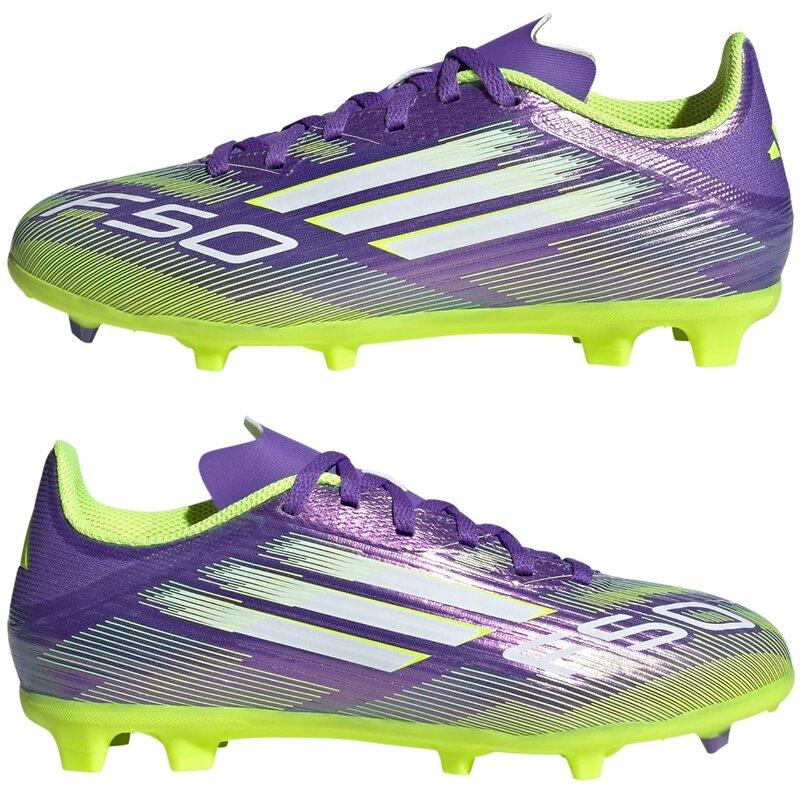 Футбольные бутсы для игры на траве F50 League Kids FG/MG Adidas, мультиколор — фото 4