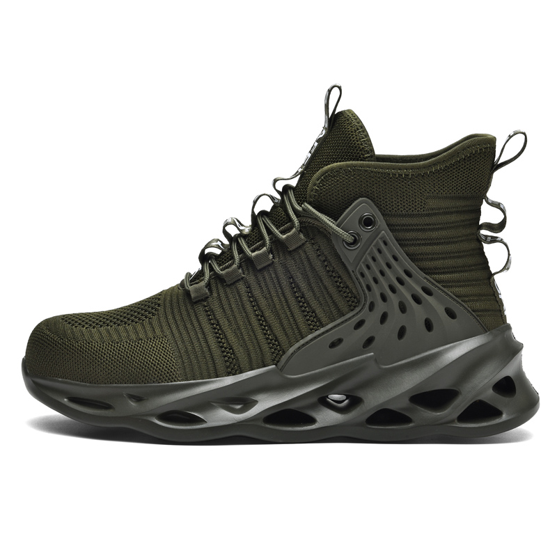 

JANECO Армейские зеленые противоскользящие износостойкие унисекс полувысокие уличные ботинки, цвет Army Green